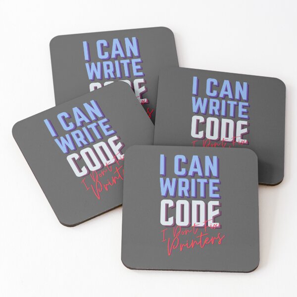 Item preview, I Can Write Code (I Don't Fix Printers) designed and sold by VandoorLabs.