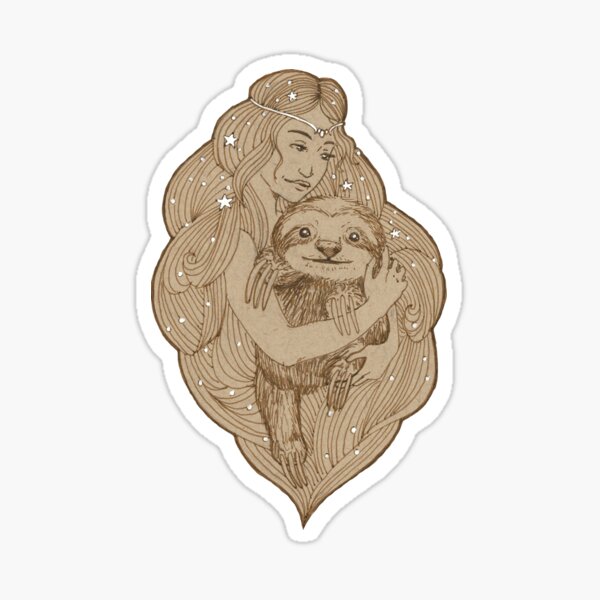 Slothy Christmas Sticker