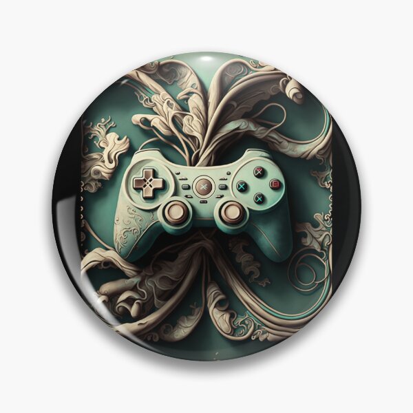 Item preview, Retro Gaming Frenzy: Abstract Game Controller Art designed and sold by plachy78.