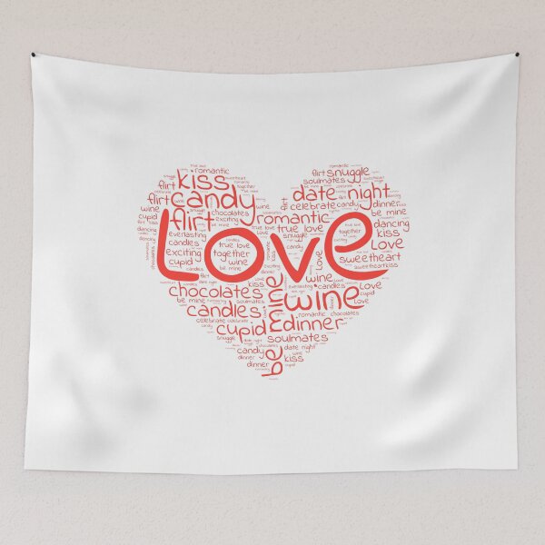 Item preview, Valentine's Day Love Words Heart Cute Couple's Matching designed and sold by elvisg03.