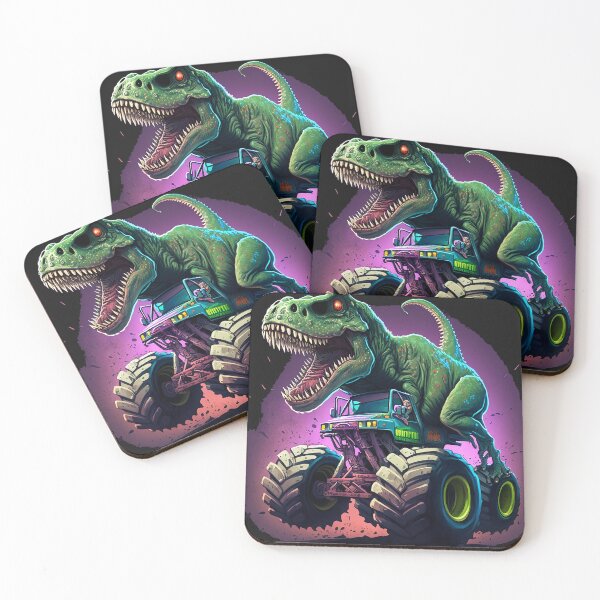 Item preview, T Rex Monster Truck For Boys Todlers designed and sold by MyFavorTee.