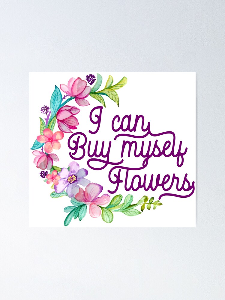 Miley Cyrus FLOWERS Poster. Flowers Wall Art. 