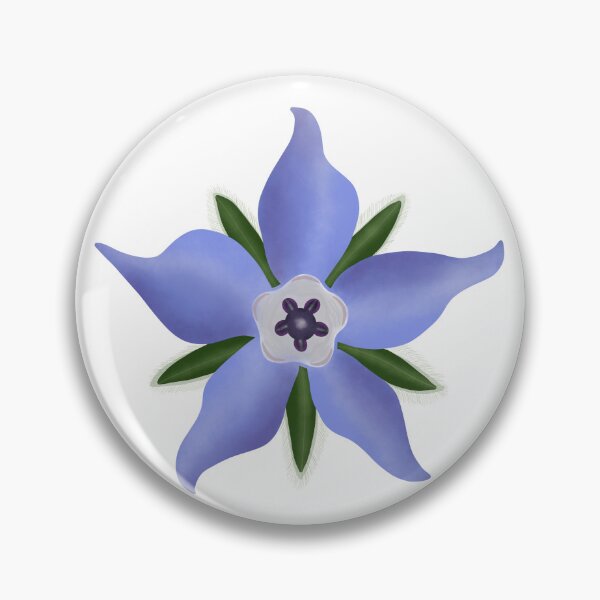 Item preview, Borage (Borago officinalis) designed and sold by strongpurpose.