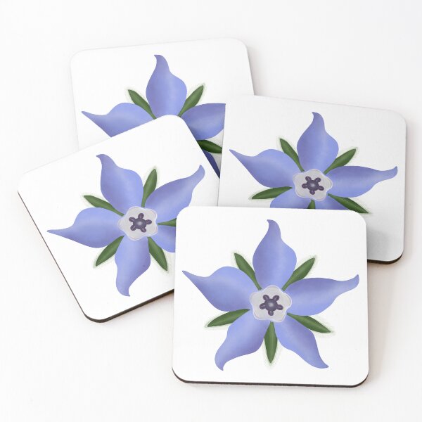 Item preview, Borage (Borago officinalis) designed and sold by strongpurpose.
