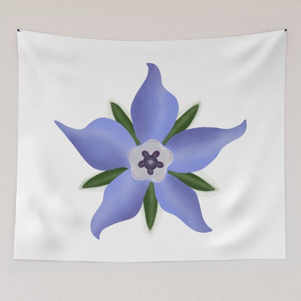 Item preview, Borage (Borago officinalis) designed and sold by strongpurpose.