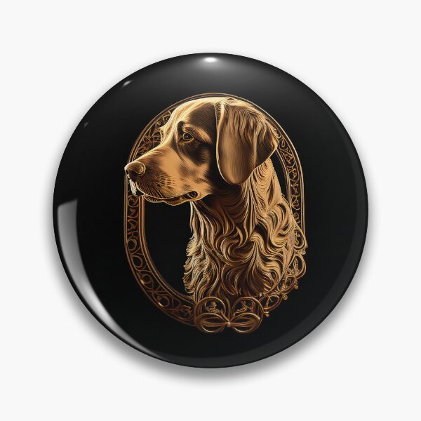 Item preview, Golden Retriever Filigree Wall Art designed and sold by GoldenCuteness.