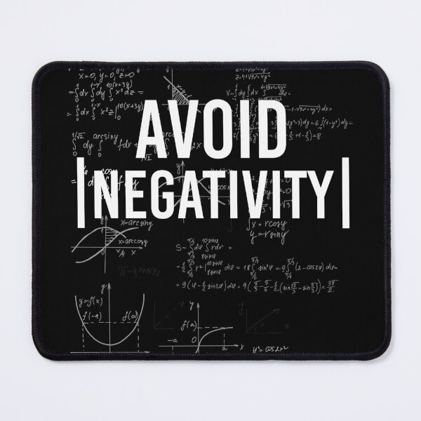 Item preview, Funny Avoid Negativity Mathematic Equation Gift designed and sold by GOODMORNING-ART.