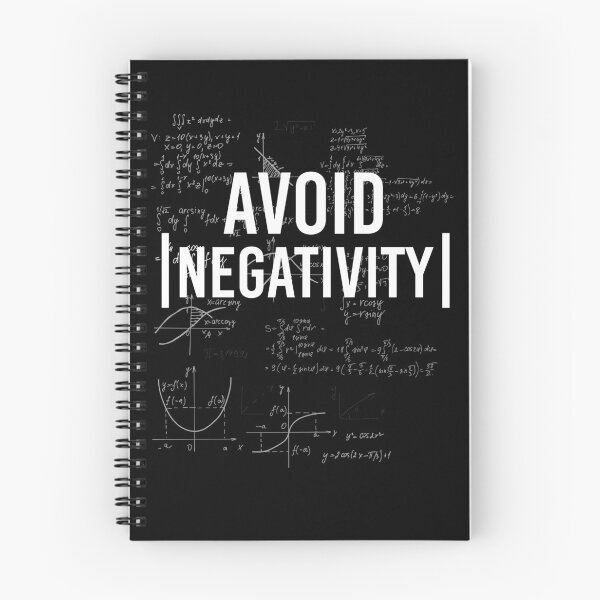 Item preview, Funny Avoid Negativity Mathematic Equation Gift designed and sold by GOODMORNING-ART.