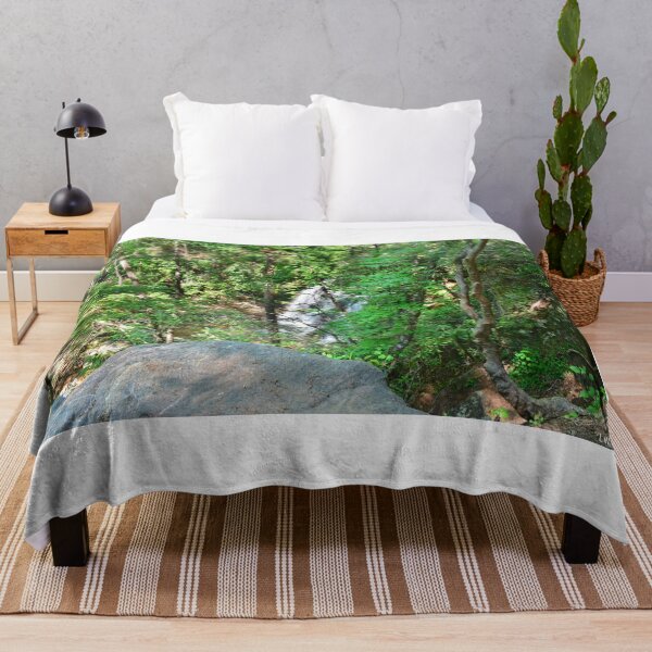 Item preview, Hidden Waterfall Below The Boulder designed and sold by LisaWootenPhoto.