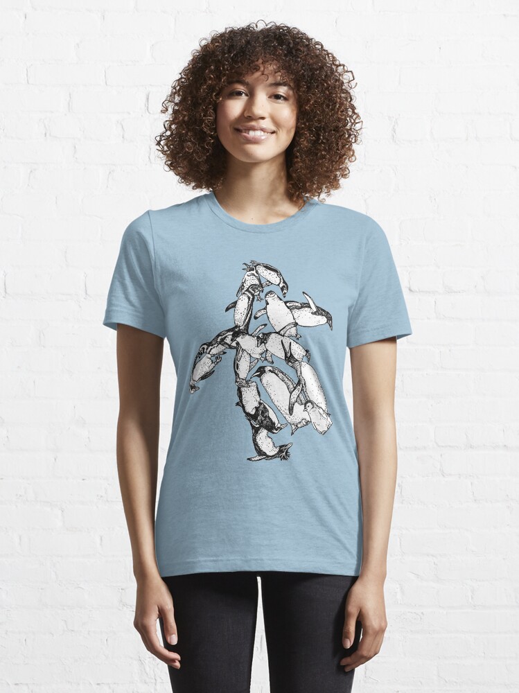Thumbnail 6 of 7, Essential T-Shirt, Penguin - Evolution designed and sold by EvolutionPoster.