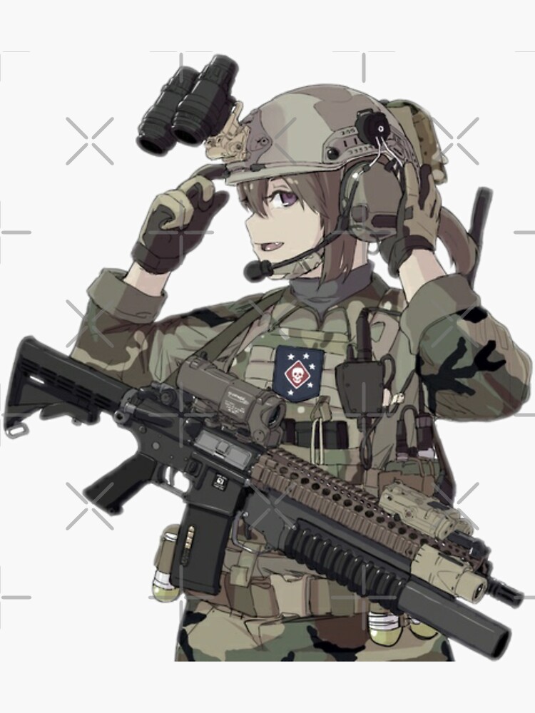 Imagen 3 de 3, Pegatina con la obra Operador de Waifu, diseñada y vendida por TaxThisFedBoy.
