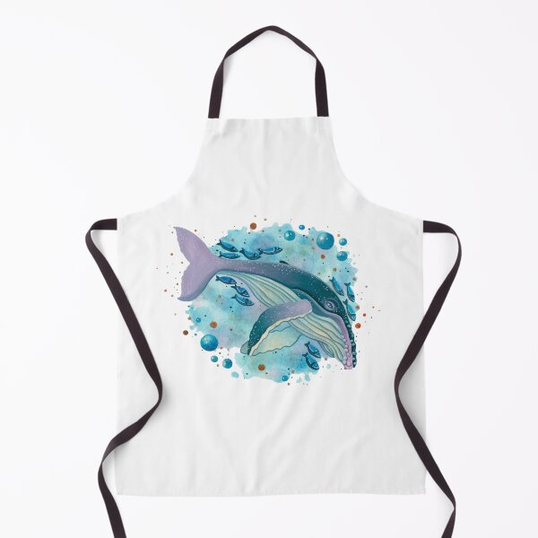 Item preview, colorful humpback whale designed and sold by adeillustrator.