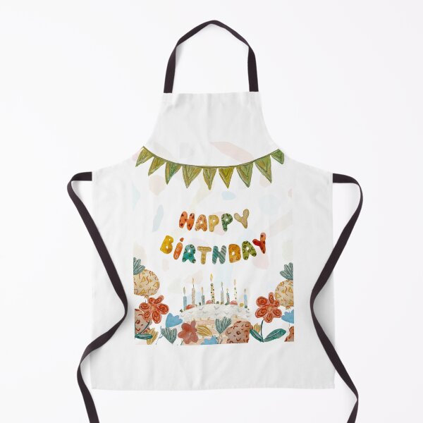 Artikelvorschau, Card happy birthday letters flag flower watercolor entworfen und verkauft von Yana Mustafina | Boho Soulful Designs.