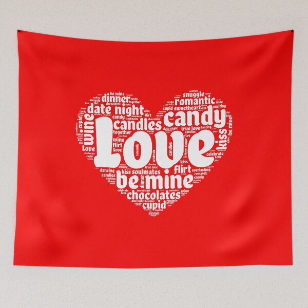 Item preview, Valentine's Day Love Words Heart Cute Couple's Matching designed and sold by elvisg03.