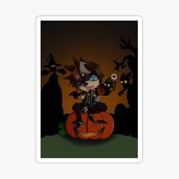 Sora halloween Sticker