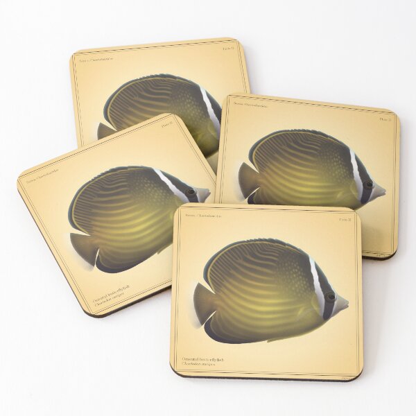 Item preview, Oriental Butterflyfish designed and sold by aquatark.