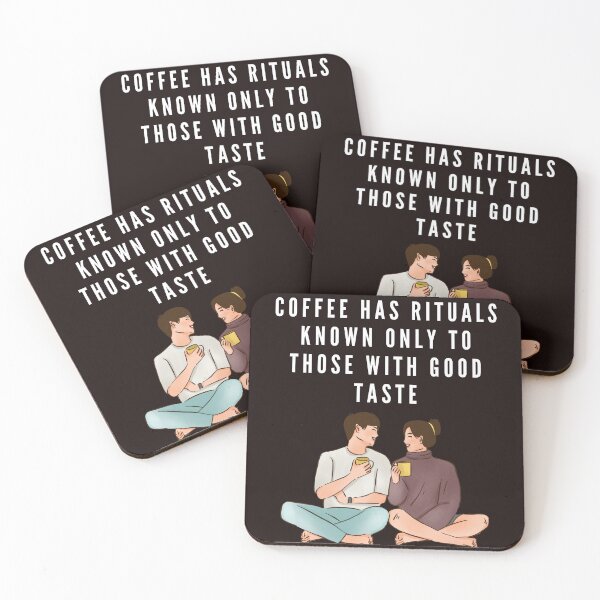 Aperçu de l'œuvre Le café a des rituels connus seulement de ceux qui ont bon goût créée et vendue par Emanboda.