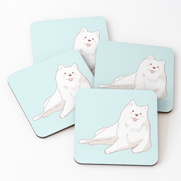 Item preview, Cute Samoyed dog drawing  designed and sold by Mayarart.
