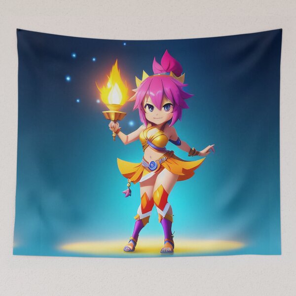 Item preview, Little Pinky Genie Girl designed and sold by Nobiya.