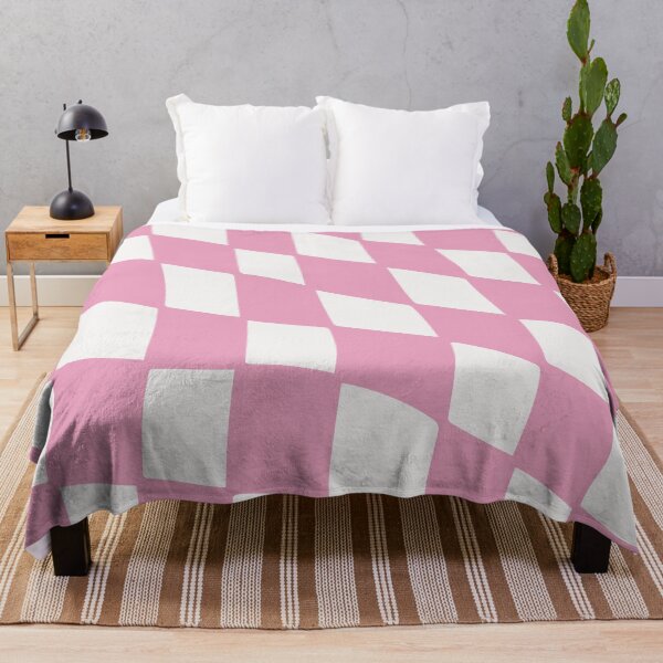 Item preview, Wavy Pink and White Checkers designed and sold by asymmetrickid.