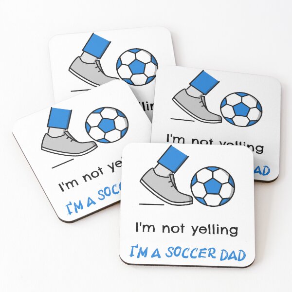 Item preview, I'm not yelling, I'm a soccer dad designed and sold by Designsbyeliane.