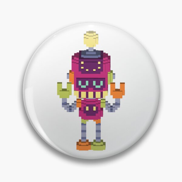 Item preview, Pink Pixel Robot designed and sold by ShelleLau.