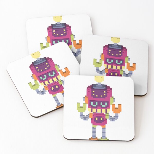 Item preview, Pink Pixel Robot designed and sold by ShelleLau.