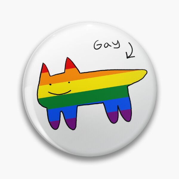 Item preview, gato homosexual designed and sold by spaceofbones.