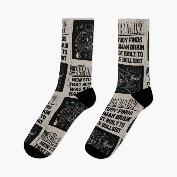 Item preview, Human Brain Not Built For Bullshit Newspaper designed and sold by Pink Ribbon.