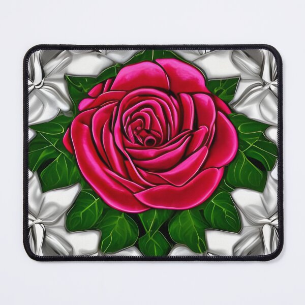 Item preview, Rose Patch White Artwork designed and sold by gramizzia.