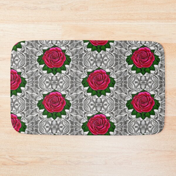 Item preview, Rose Patch White Artwork designed and sold by gramizzia.