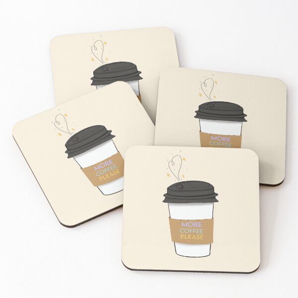 Item preview, More Coffee Please designed and sold by maddydoodlesoup.
