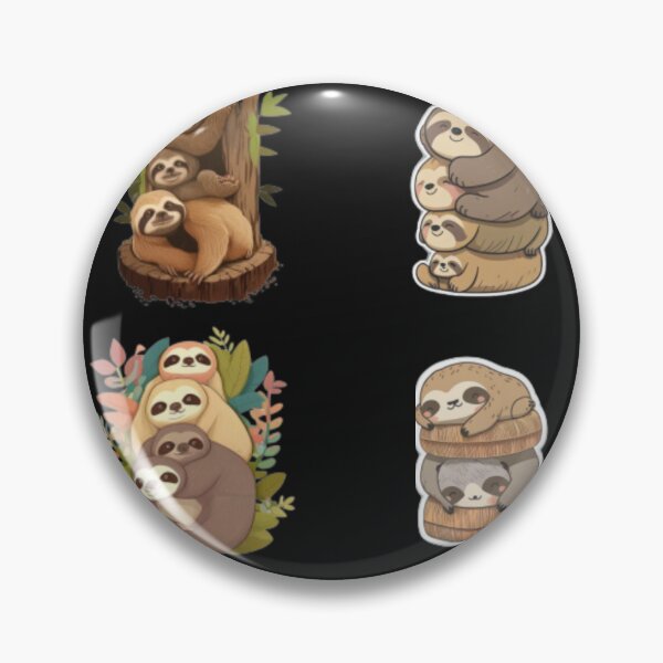 Item preview, sloth stack stickers pack  designed and sold by Clouth Clothing  ⭐⭐⭐⭐⭐.