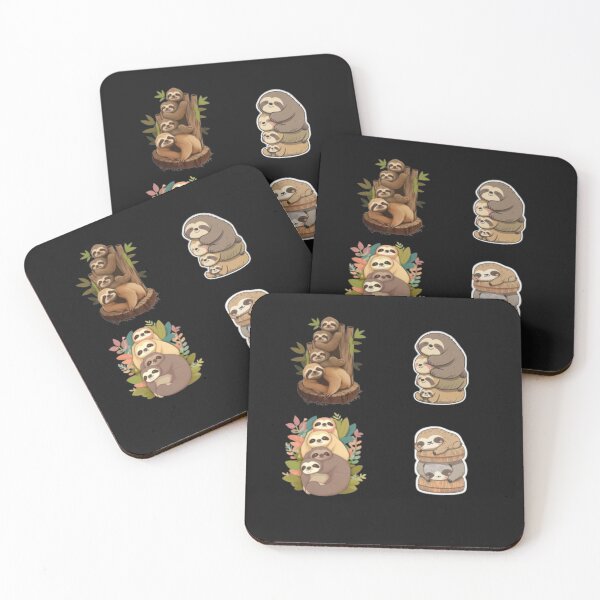 Item preview, sloth stack stickers pack  designed and sold by Clouth Clothing  ⭐⭐⭐⭐⭐.