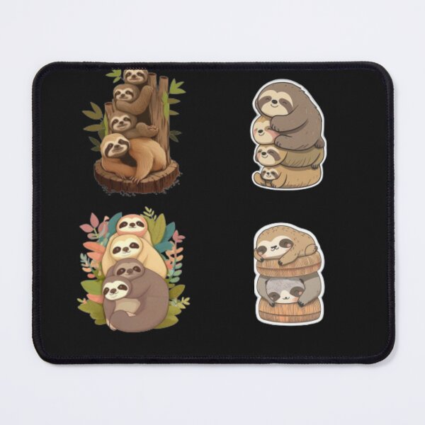 Item preview, sloth stack stickers pack designed and sold by Clouth Clothing ⭐⭐⭐⭐⭐.