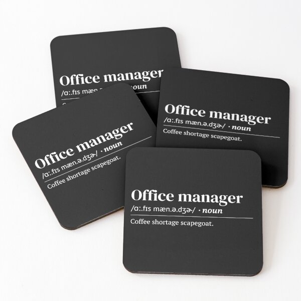Item preview, Office Manager Urban Dictionary Meaning designed and sold by SpeakSarcasm.