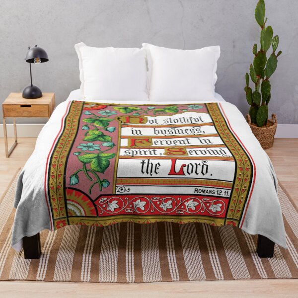 Item preview, Not Slothful in Business. Romans 12:11 designed and sold by Pictures With A Message.
