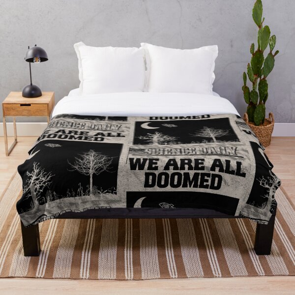 Item preview, We Are All Doomed Newspaper designed and sold by Pink Ribbon.