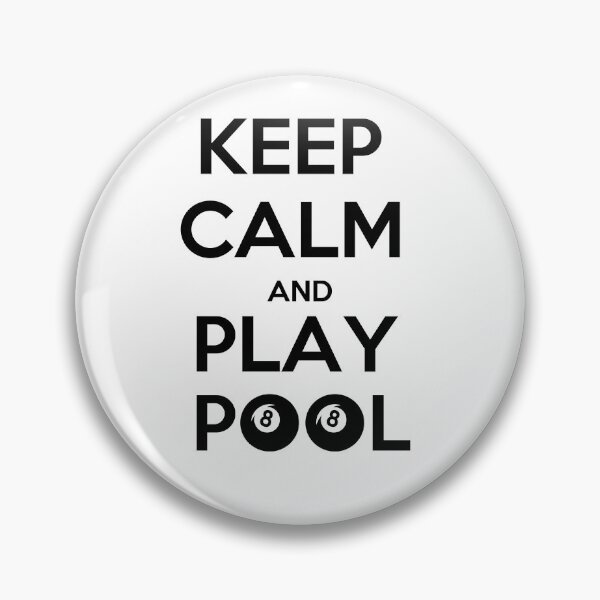 Item preview, Keep calm and play pool designed and sold by BigBasement.