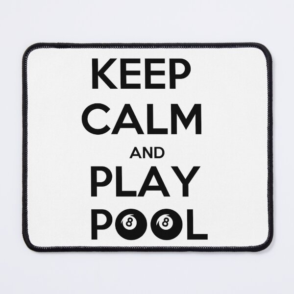 Item preview, Keep calm and play pool designed and sold by BigBasement.