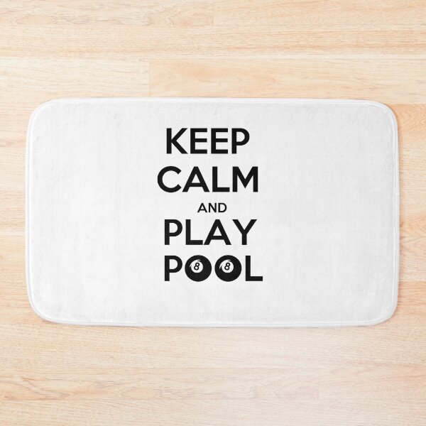Item preview, Keep calm and play pool designed and sold by BigBasement.