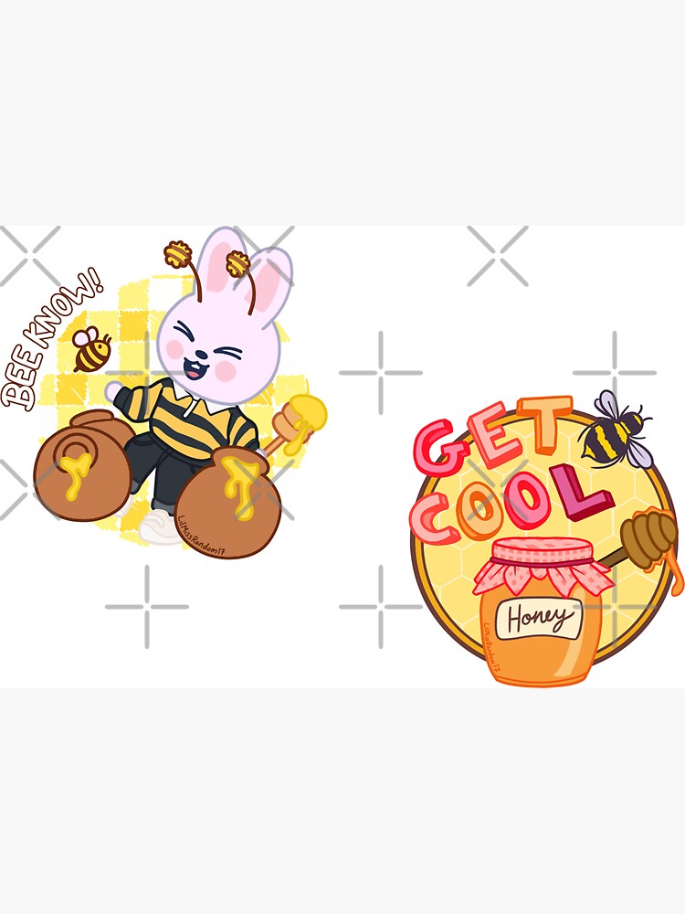 *ORDER LARGE SIZE* STRAY KIDS (SKZOO) Get Cool Honey Bee Leebit Set | Magnet