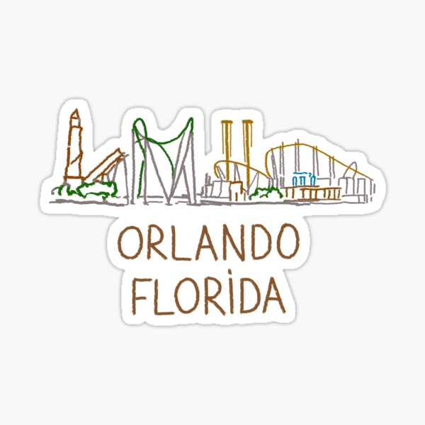 Orlando Stickers Redbubble