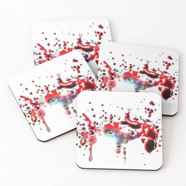Item preview, Blood Splattered Facial Cut Out  designed and sold by PPPimp.