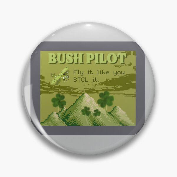 Item preview, Bush Pilot Classic Video Game Style designed and sold by SpicyAviator.