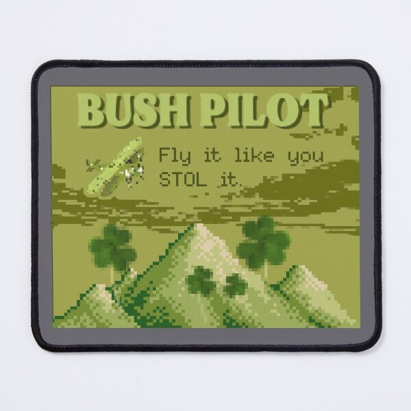 Item preview, Bush Pilot Classic Video Game Style designed and sold by SpicyAviator.
