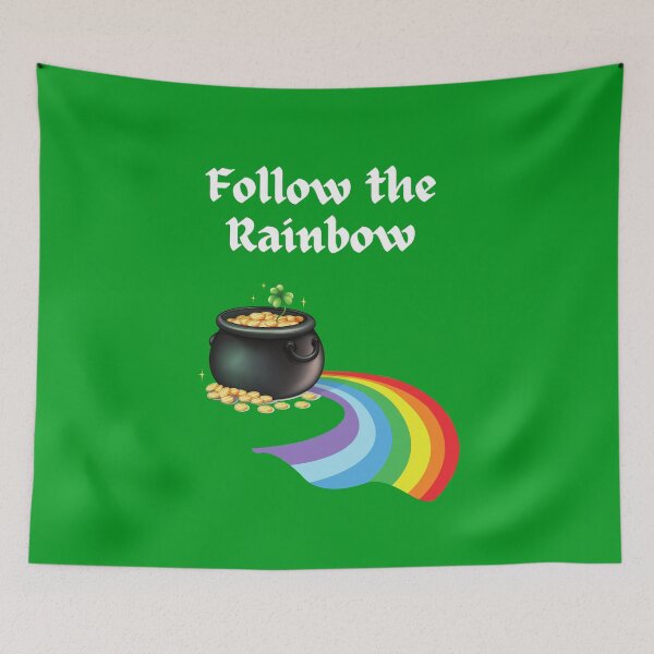 Artikelvorschau, Folge dem Regenbogen! entworfen und verkauft von Fhfarms.