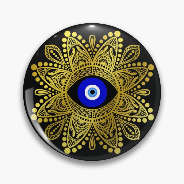 Item preview, Evil eye Gold mandala designed and sold by PMDesigns222.