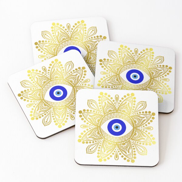 Item preview, Evil eye Gold mandala designed and sold by PMDesigns222.