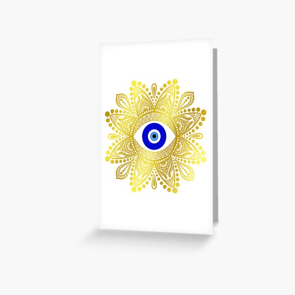Item preview, Evil eye Gold mandala designed and sold by PMDesigns222.